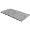 Comart - Tappeto Bagno Fluffy - Qualità Premium - Ultra Morbido - Super Assorbente - Antiscivolo - Lavabile in Lavatrice - Texture in 3D a Pallini - Moderno Scendi Doccia o Vasca - Grigio - 50x90 cm