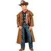 W WIDMANN MILANO Party Fashion - Set costume da cowboy per bambini | Costume western con cappotto, gilet, stella da sceriffo e sciarpa per Carnevale e feste a tema
