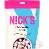 N!CK'S NICKS Chocolate drink, cioccolata calda, cacao e cioccolato in polvere senza zuccheri aggiunti, keto, low carb, vegan (1 x 250g)