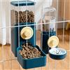 WIYETY Gabbia da appendere per dispenser d'acqua per animali domestici: ciondolo per porcellini d'India, mangiatoia per animali domestici, dispenser automatico di cibo per gatti, conigli, cani