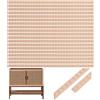 BENECREAT 20 pz Finitura Decorativa In Legno Grezzo Da 41cm, Modanatura Quadrata In Legno Intagliato per Pareti, Armadi e Porte, Progetti Fai Da Te per Migliorare La Casa