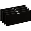 PATIKIL Saldatura Paralume 14 Vetro 4-1/4 x 2 4pz Temprato Vetro Nero Oscuranti Piastre Filtro Copri Ricambio per Casco Saldatore