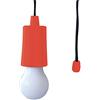 VELAMP Retrò - Lampadina LED portatile a batteria - Con cordoncino - Luminosa e di grande autonomia - Facile da usare, sicura e resistente - Ideale per interni ed esterni - Colore rosso