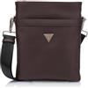 GUESS HMECSAP3199BYS CRTS SFFN ECO TP ZIP Uomo BURGUNDY-SAND Taglia Unica