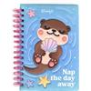 Mr. Wonderful Quaderno A5 Squishy - Lazy Lontra - 240 Pagine Bianche FSC