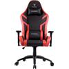 Oversteel - DIAMOND Sedia da gaming professionale in similpelle, braccioli 3D, regolabile in altezza, reclinabile a 180°, pistone a gas di classe 4, fino a 150Kg, Colore Rosso