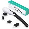 VOYOR-HEALTH Massaggiatore Elettrico Palmare e da Collo Massaggio a Percussione Elettronico per Schiena, Gambe, Spalle, Collo, Massaggiatore Muscolare mit 3 Teste di Massaggio MH560