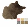 Furryvalley tappeto ecologico in pelliccia sintetica di agnello effetto pelle scamosciata per sedie divano soggiorno camera da letto cameretta dei bambini (marrone)