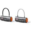 Bellroy Travel Lock Duo (set di 2 lucchetti TSA per bagagli ampiamente adattabili e con combinazione) - Graphite