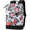 TANTOMI Zaino da donna con scomparto per computer portatile e borsa antifurto, zaino da viaggio, zaino da donna, per viaggi, università, scuola e ufficio, St. Lilla, 38 cm (L) x 29 cm (W) x 10 cm (H