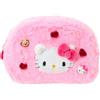 Sanrio NUOVO! Sanrio Hello Kitty Tokimeki Pop Beads Pouch 6,6" W - soffice pile lungo