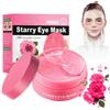 Montegoni 60 pezzi di Starry Rose Collagen Augenpads - Maschera oculare in idrogel con acido ialuronico e 10 vitamine - Cura degli occhi anti-età contro rughe, occhiaie e borse - Maschera per gli occhi