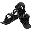 Leapiture Racchette da Neve Mini Pattini da Sci Scarpa da Skateboard da Neve Corta Snowblade Attacchi Accessori da Sci Parti per Sport Invernali all'Aria Aperta