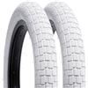 YUNSCM 2 pneumatici per bicicletta da strada da 14 pollici, 14 x 2,125/57-254, bianchi, compatibili con pneumatici da bicicletta da 14 x 2,125