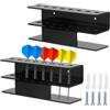 GOEDCH 2 supporti per freccette per montaggio a parete: supporto per freccette con 16 scatti per freccette, accessori per bersaglio in acciaio, supporto per freccette, per allenamento in palestra