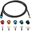 Acceleratore elettrico Fydun, manubrio con impugnatura dell'acceleratore per bici elettrica, acceleratore a mezza torsione 36V con indicatore di