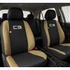 Lupex Shop SET COPRISEDILI AUTO COMPATIBILI CON C3 3 SERIE O AIRCROSS VARI COLORI A SCELTA