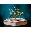 Iron Studios action figure jurassic world statue dei 3 compsognathus in resina