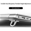2 Supporti Pieghevoli Invisibili Per Laptop - Piedini Ergonomici Autoadesivi Per Sollevare La Tastiera - 2