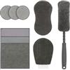 ArcadieMagic Kit Pulizia Auto Completo 9 in 1 con Borsa - Set Lavaggio Auto Interni ed Esterni Detailing