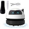 Homirty Mini Aspirapolvere da Tavolo, USB Ricaricabile Mini Aspirapolvere da Scrivania, Portatili Robot Aspirabriciole da Tavolo per Casa Scuola Ufficio Tastiera, Portatile Senza Fili