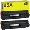Happy Printer 85A Cartucce di Toner Compatibile con HP CF285A per HP LaserJet P1102 LaserJet P1102w LaserJet P1109 LaserJet P1109w LaserJet M1132MFP Nero 2 Cartuccia Toner LaserJet Pro P1102W