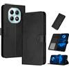 PanXCase Cover Libro per Xiaomi Redmi Note 15 5G / Note 15 4G / Poco M8 5G - Custodia PU Pelle Wallet, Supporto, 3 Porta Carte, Magnetica Antiurto Case (Nero)