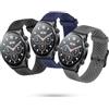 CHULN 3 Pezzi Cinturino per Xiaomi Mi Watch/S1 Pro/S1 Active/S2/S3/2 Pro, 22mm Sportiva Silicone Ricambio per Smart Watch