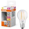 OSRAM Lamps Lampada LED, Forma a Lampadina, E27, 7.5 Watt, Trasparente, Bianco Caldo, 2700 Kelvin