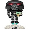 Funko Pop! Star Wars: Mandalorian - Dark Trooper With Child - Glow in The Dark - Star Wars: The Mandalorian - Figura in Vinile da Collezione - Idea Regalo - Merchandising Ufficiale - TV Fans