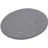 Asiacreate Copertura Rotonda Impermeabile Per Vasca Idromassaggio - 200x30 Cm - Protezione Da Polvere E UV Con Cordone Elastico - Colore Nero