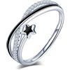 MicVivien Anelli Stella Infinito Argento 925 con Bianco Zirconia Cubica Donna