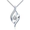 MicVivien Collana Donna Argento 925 Con Pendente zirconi diamante
