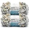 Bernat Alize Blanket Sandbox - Filato per lavori a maglia, 100% poliestere, # 7 Jumbo, 16 m, confezione da 2 pezzi da 180 g