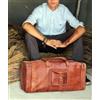 Originale Borsone uomo 24" vera pelle vintage borsone viaggio palestra weekend notte