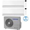 Samsung Climatizzatore Condizionatore Samsung WINDFREE PREMIÈRE Essential White Wifi Dual Split R32 Inverter 9000 + 9000 BTU con U.E. AJ052TXJ3KG/EU Classe A+++/A++ NOVITÁ 2026