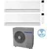 Samsung Climatizzatore Condizionatore Samsung WINDFREE PREMIÈRE Essential White Wifi Dual Split R32 Inverter 12000 + 12000 BTU con U.E. AJ068TXJ3KG/EU Classe A++/A+ NOVITÁ 2026