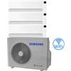 Samsung Climatizzatore Condizionatore Samsung WINDFREE PREMIÈRE Essential White Wifi Trial Split R32 Inverter 9000 + 9000 + 9000 BTU con U.E. AJ052TXJ3KG/EU Classe A+++/A++ NOVITÁ 2026