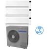 Samsung Climatizzatore Condizionatore Samsung WINDFREE PREMIÈRE Essential White Wifi Trial Split R32 Inverter 12000 + 12000 + 12000 BTU con U.E. AJ068TXJ3KG/EU Classe A++/A+ NOVITÁ 2026