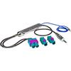 tomzz Audio 1503-007 Doppio adattatore per antenna Fakra con alimentazione fantasma compatibile con Audi Seat Skoda VW Citroen Peugeot Opel a DIN