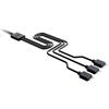 Cooler Master Cavo Splitter ARGB 1-3 Nero