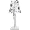 KARTELL Big Battery Lampada da Tavolo Trasparente 37cm PMMA Plug Version