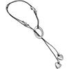 Vestopazzo Pendentif Oval A Trou Et Deux Coeurs