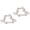 SENZEAL 2 pz H7 LED Adattatore Portalampada Base Holder D05 per Auto in Acciaio Inossidabile