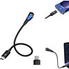EMEBAY Microfono USB da PC a condensatore RGB, Micro Gaming, Streaming, Podcast, Registrazione con Riduzione del Rumore, Tasto muto per qualsiasi computer, telefono cellulare, tablet