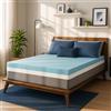 Sure2Sleep, Coprimaterasso in memory foam con gel Swirl, 5 cm, allevia la pressione, comfort di raffreddamento, prodotto negli Stati Uniti e certificato CertiPUR-US, ammorbidisce i letti rigidi e