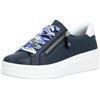 Remonte Rieker Donna D1C06 Sneaker Low, Blu, 39 EU