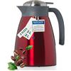 Blumtal caraffa termica 1 litro - thermos acqua calda senza BPA con sistema di chiusura Quick Tip - caraffa termica caffè e tè a prova di perdite per un isolamento di lunga durata - thermos 1l - rosso