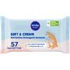 NIVEA (BEIERSDORF SpA) Nivea Baby Salviettine Detergenti Idratanti Soft & Cream 57 Pezzi, Salviette neonato detergenti