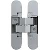 Anselmi & C. srl CERNIERA AN 170 3D PORTATA 60 KG CROMO SATINATO